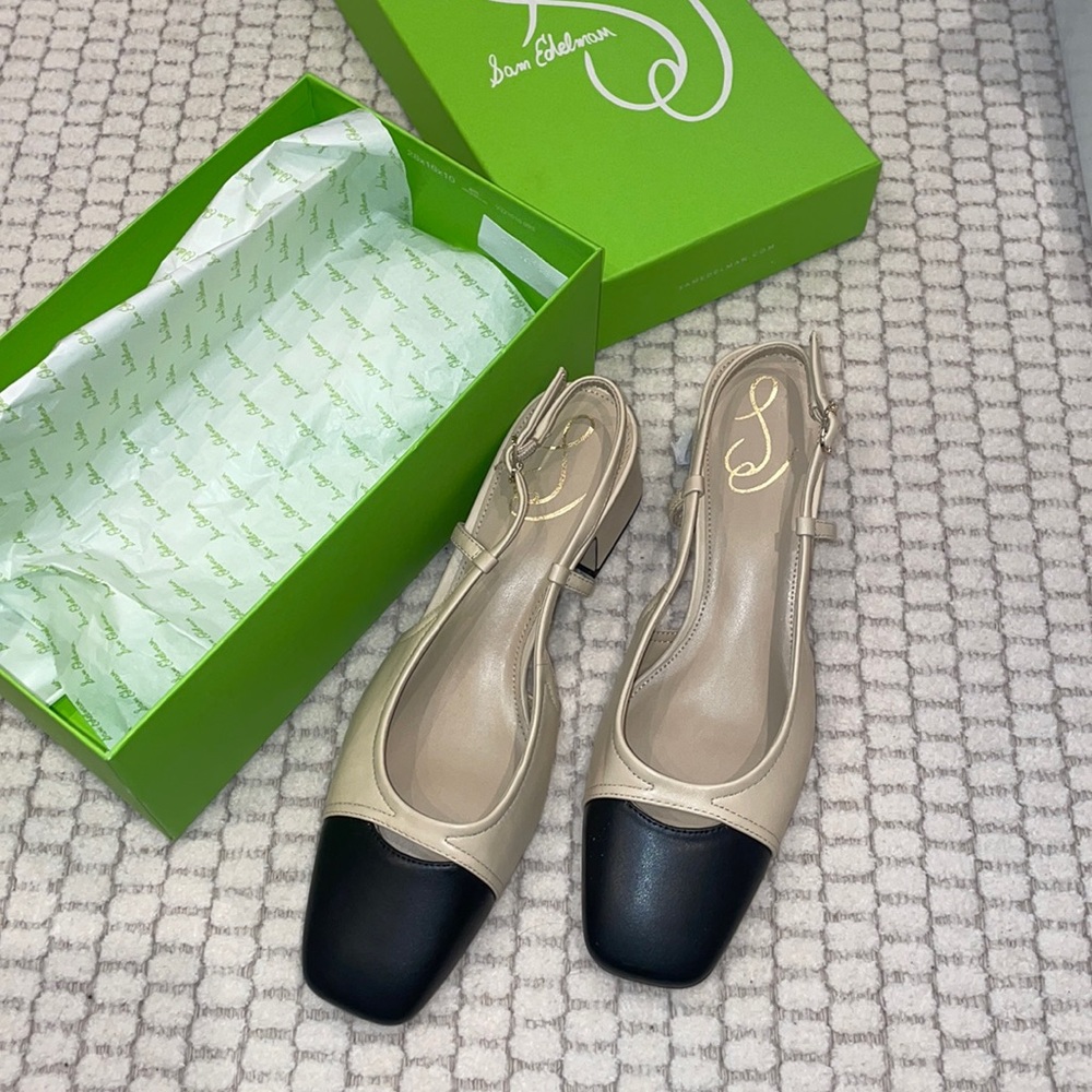 New, never worn Sam Edelman kitten heels with box - size 9